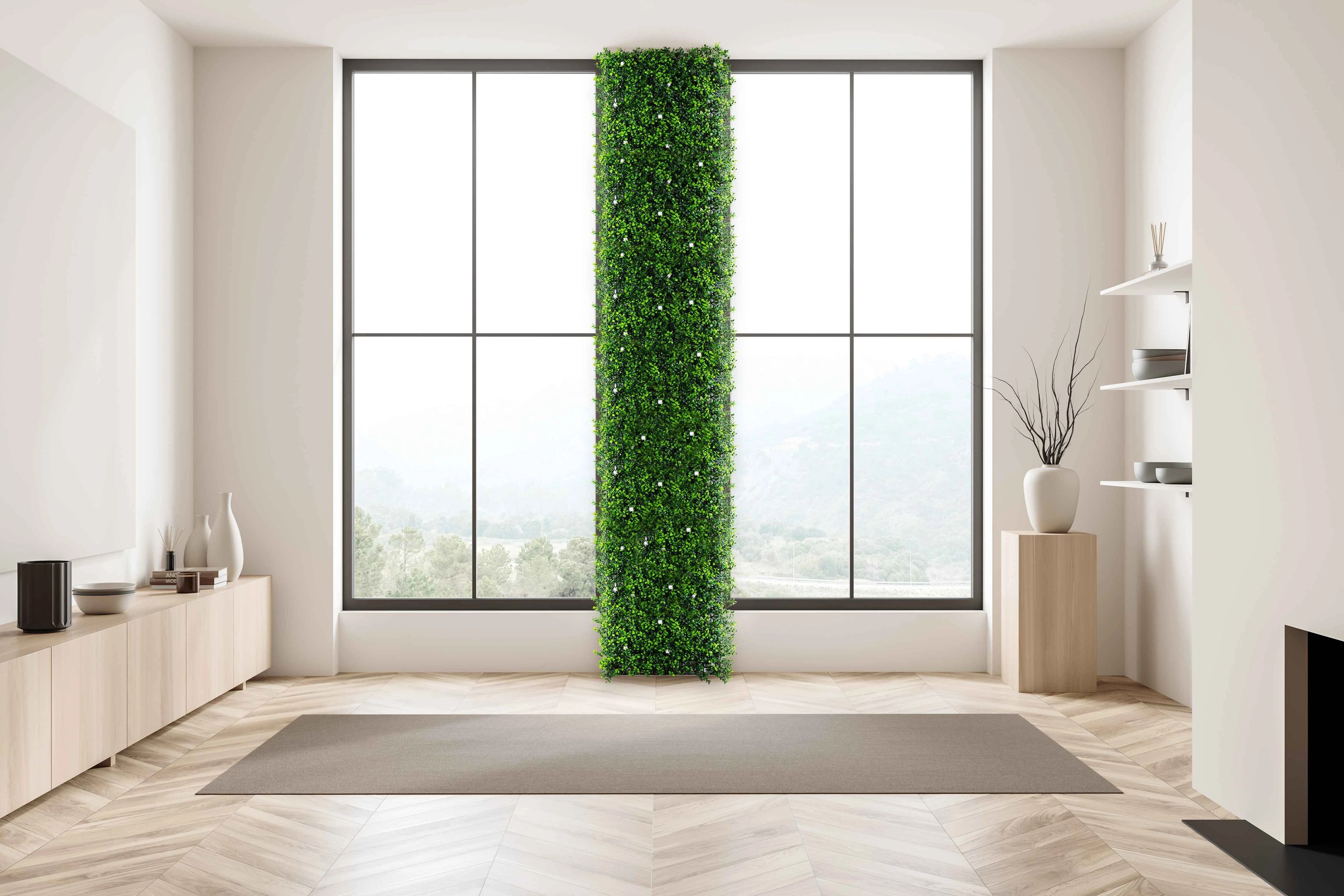 Gardenia Style Artificial Living Wall