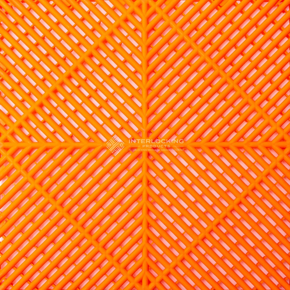 Orange Interlocking Tile